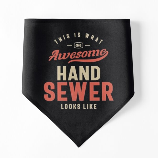 Funny Awesome Hand Sewer Job Occupation Poster for Sale by