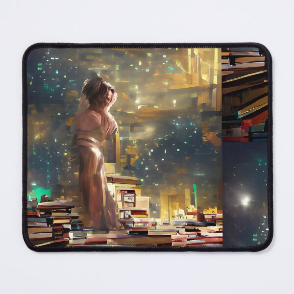 Item preview, Starry Night Library | National library week | literacy week designed and sold by PsychicLove.
