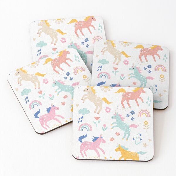 Item preview, Cute Unicorn Pictures Rainbow Colours designed and sold by Katy Bloss.