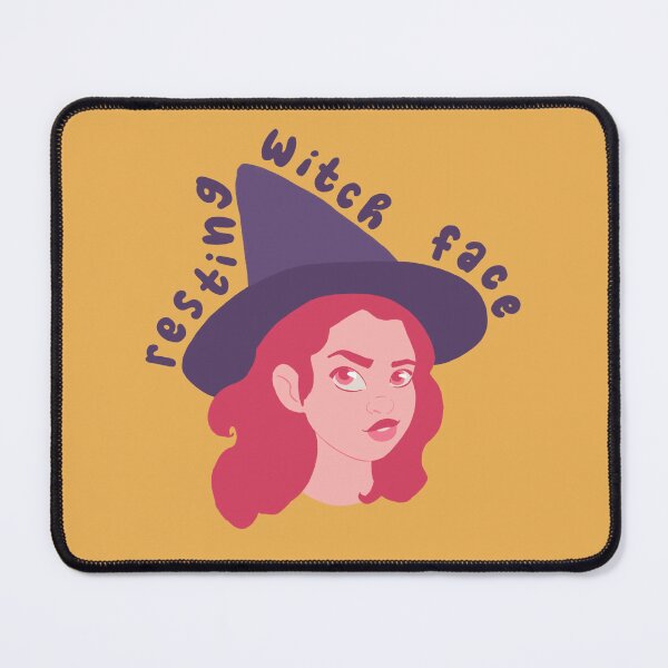 Item preview, Resting witch face designed and sold by scribbli.