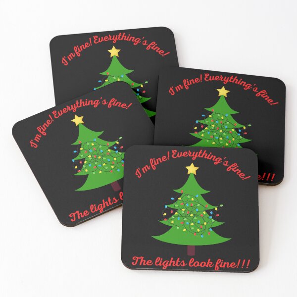 Item preview, Im fine. Everythings fine. Tangled Christmas tree lights designed and sold by BluePlanetMerch.