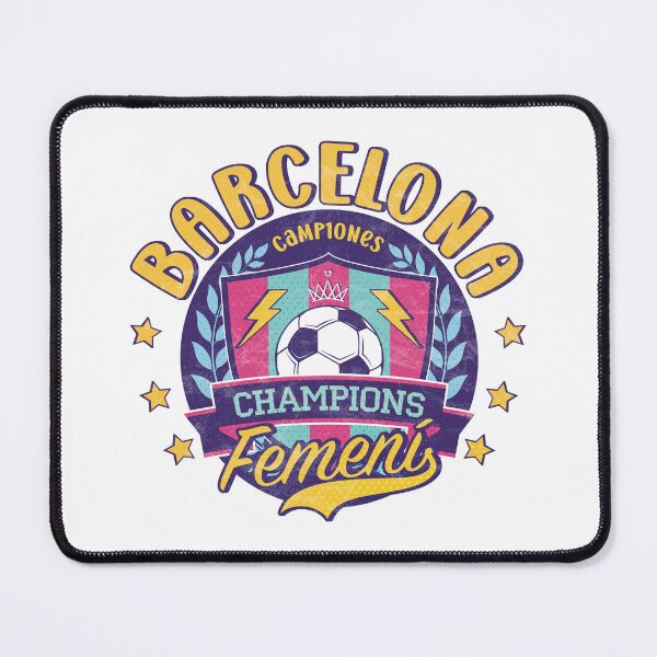 Item preview, Barcelona Femeni Champions Shield (soccer crest) WOSO designed and sold by Numero14.