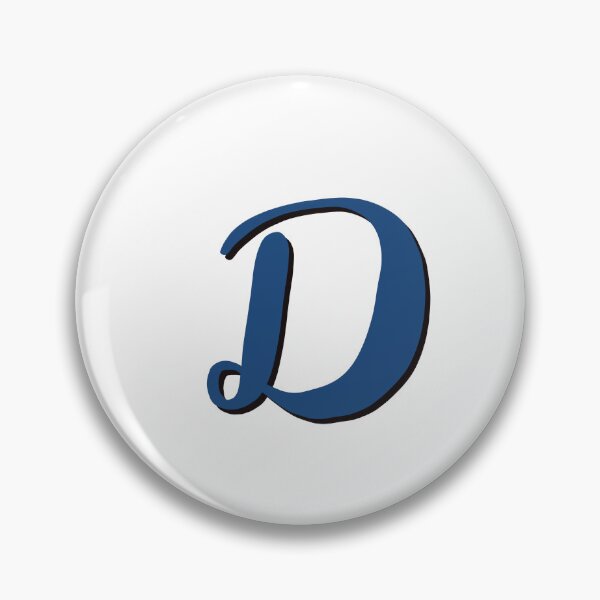 Item preview, Letter D blue initial monogram alphabet D capital designed and sold by Antique-Gifts.