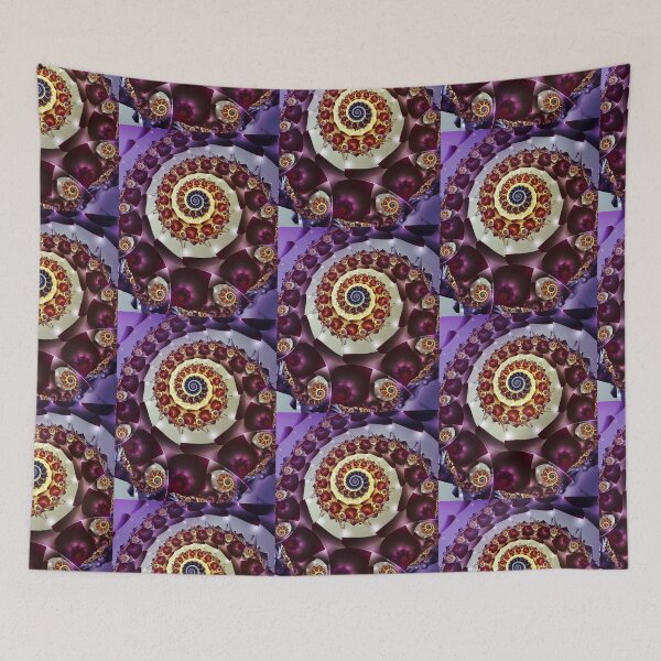 Item preview, Irridescent Purple Spiral Fractal designed and sold by pinkal.