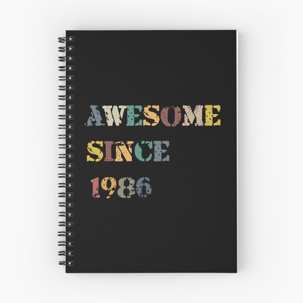 Item preview, Awesome since 1986, birthday 1986 designed and sold by NDN Digital Art.