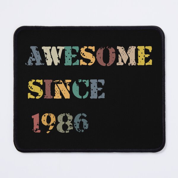 Item preview, Awesome since 1986, birthday 1986 designed and sold by NDN Digital Art.