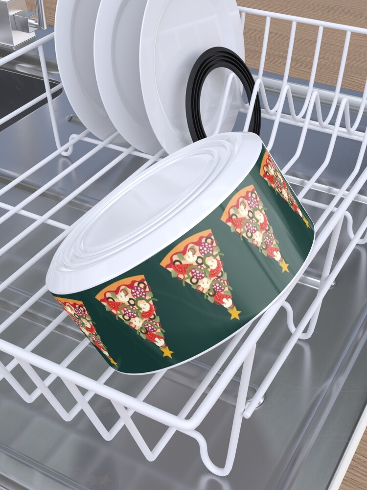 Alternate view of Pizza on Earth - Pepperoni Pet Bowl