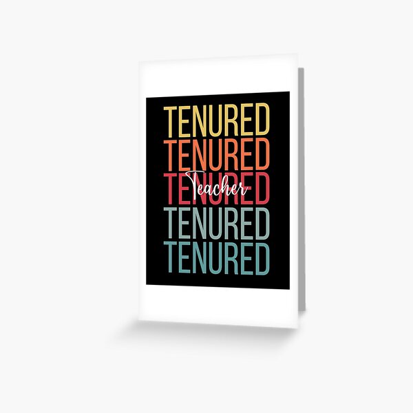 Item preview, Tenured Teacher Congrats On Tenure For Teachers Rainbow designed and sold by alb245.
