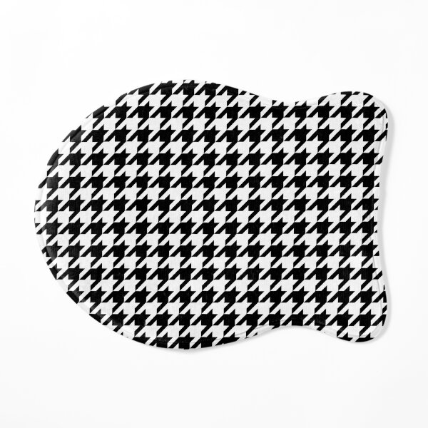 Houndstooth Classic Fashion Pattern  Cat Mat