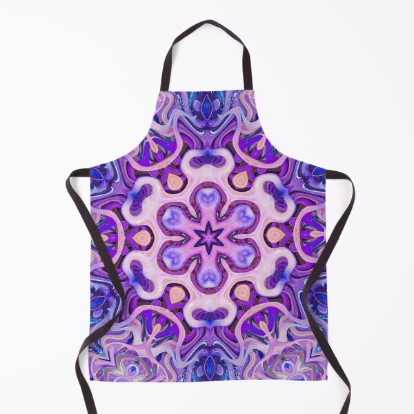 Item preview, Boho Vibes Abstract Mandala Maximalism Hippie Style Eclectic Mix of Pink Purple Blue Lilac 1 of 16 designed and sold by Beachy.