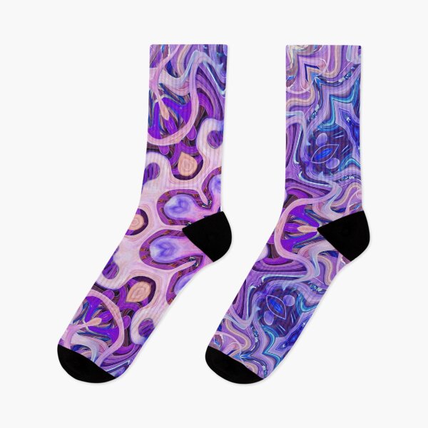 Item preview, Boho Vibes Abstract Mandala Maximalism Hippie Style Eclectic Mix of Pink Purple Blue Lilac 1 of 16 designed and sold by Beachy.