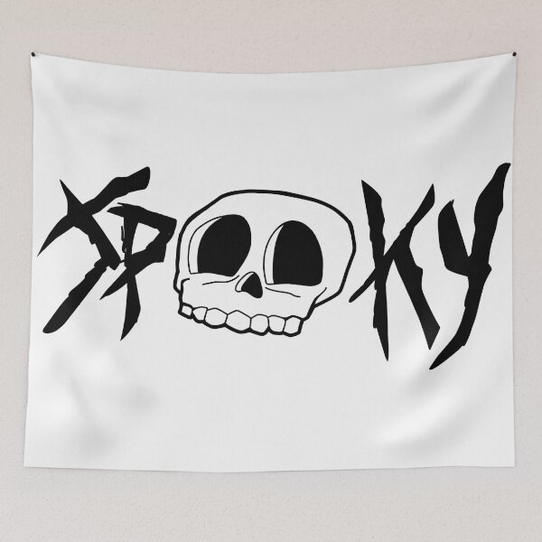 Item preview, Spooky skull Halloween  designed and sold by Hikarind.