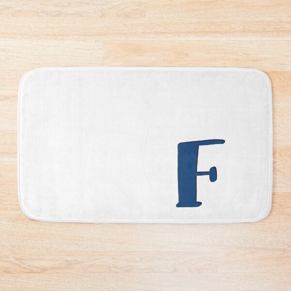 Item preview, Letter F Blue initial monogram alphabet F capital designed and sold by Antique-Gifts.