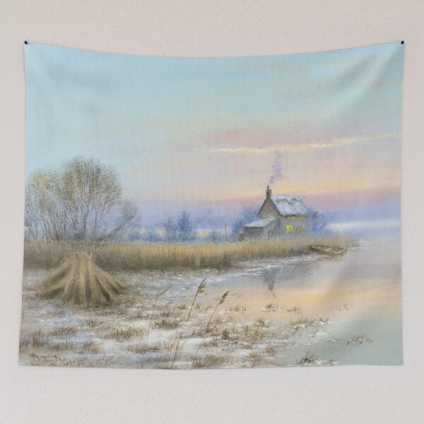 Item preview, Reed Cutters Cottage designed and sold by Norfolk Broads Art.