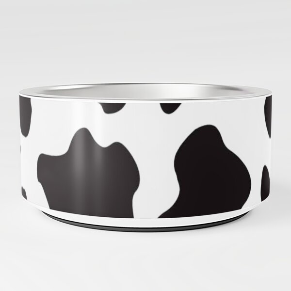 Cow Animal Print Cowboy And Country Ranch Farm Style Pet Bowl