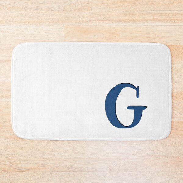 Item preview, Letter G initial monogram alphabet capital G in blue designed and sold by Antique-Gifts.