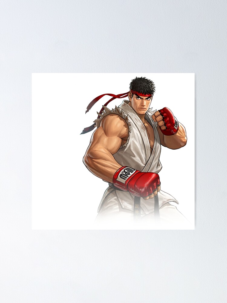 personnages de combattant de rue ryu