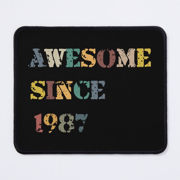 Item preview, Awesome since 1987, birthday 1987 designed and sold by NDN Digital Art.