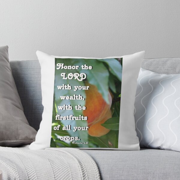 Item preview, God's Peach Daily Devotional Proverbs 3:9 designed and sold by leih2008.