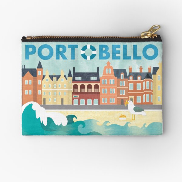 Item preview, Portobello Beach Edinburgh Vintage Travel Poster designed and sold by ally-mck.