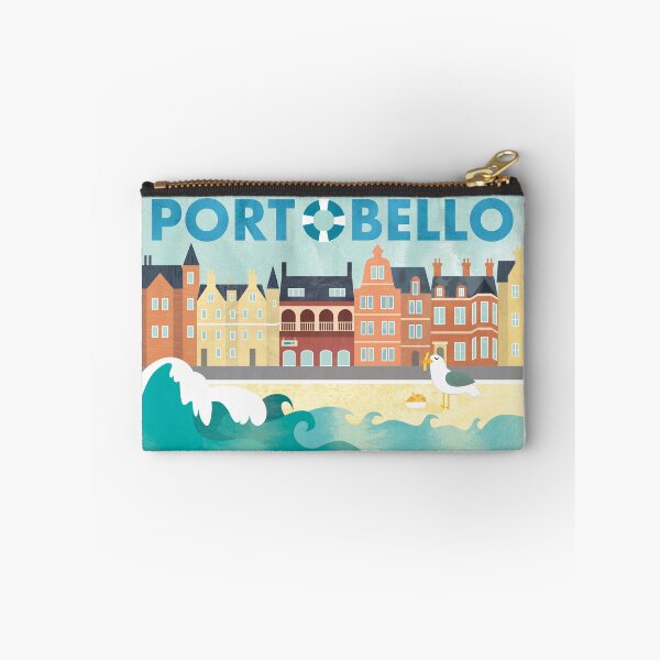Item preview, Portobello Beach Edinburgh Vintage Travel Poster designed and sold by ally-mck.