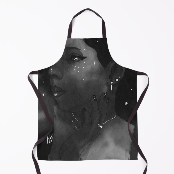 Item preview, Girl in the night sky - Ther - Stars and Black/White designed and sold by SerjoART.