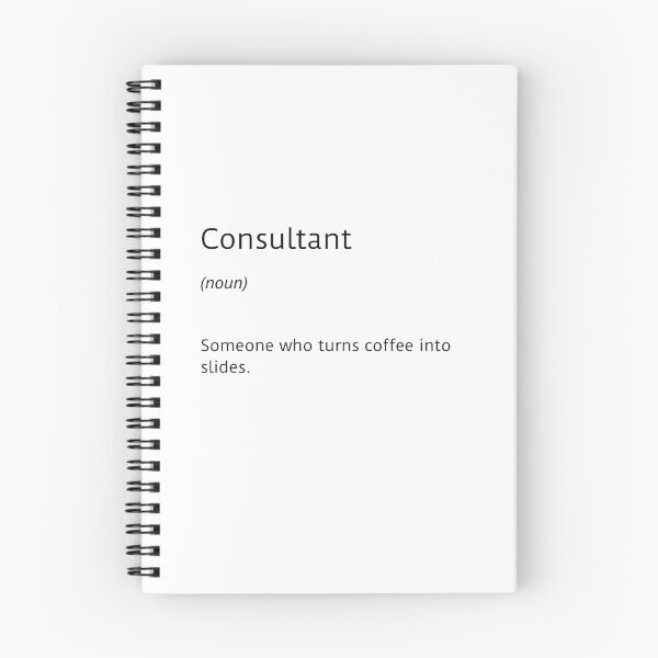 Item preview, Consultant and coffee funny definition - white / small text designed and sold by ArtsySue.
