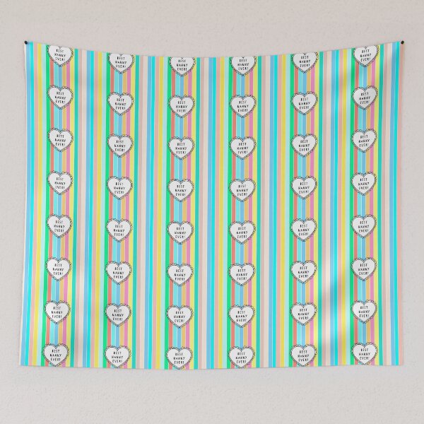 Item preview, Best Nanny Ever Heart On Stripes designed and sold by Adam Regester.