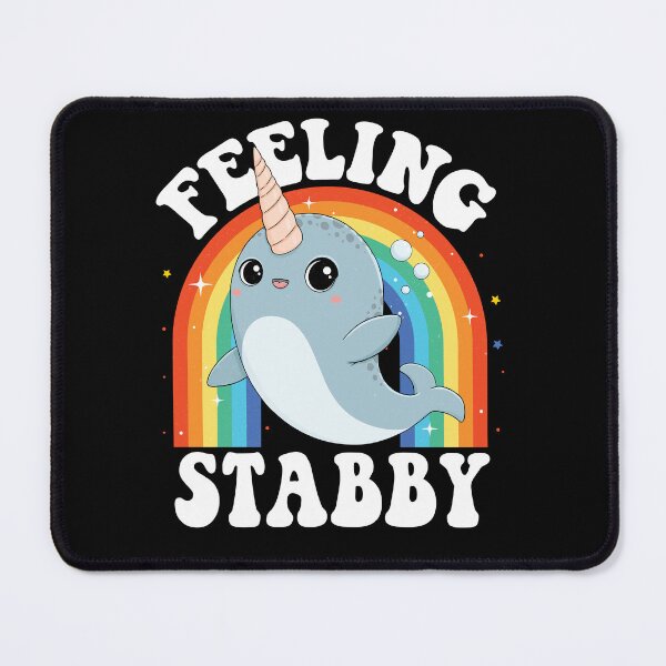 Item preview, Feeling Stabby Narwhal Funny designed and sold by Darly-Walker.