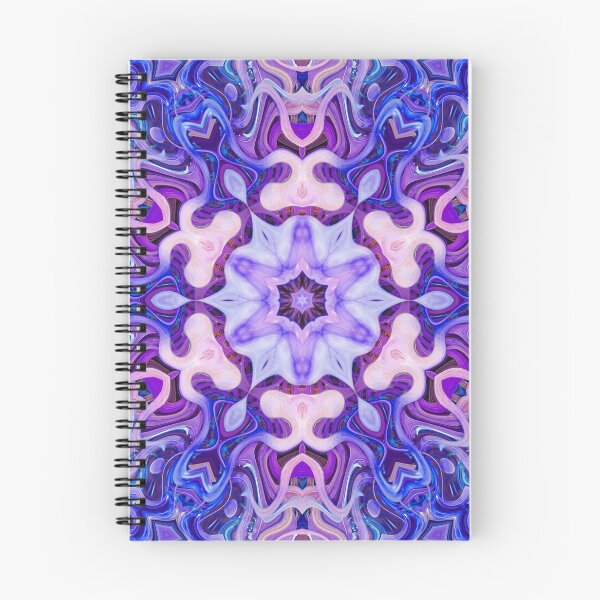 Item preview, Boho Vibes Abstract Mandala Maximalism Hippie Style Eclectic Mix of Pink Purple Blue Lilac 2 of 16 designed and sold by Beachy.