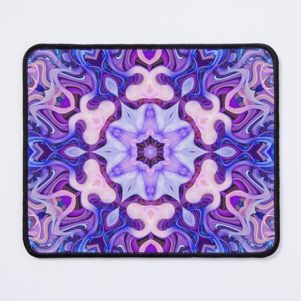Item preview, Boho Vibes Abstract Mandala Maximalism Hippie Style Eclectic Mix of Pink Purple Blue Lilac 2 of 16 designed and sold by Beachy.