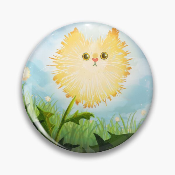 Item preview, Dandelion Cat Illustration designed and sold by eleary.
