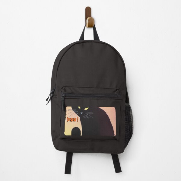 Item preview, BLACK RETRO CAT BOOING designed and sold by starfishstuff.