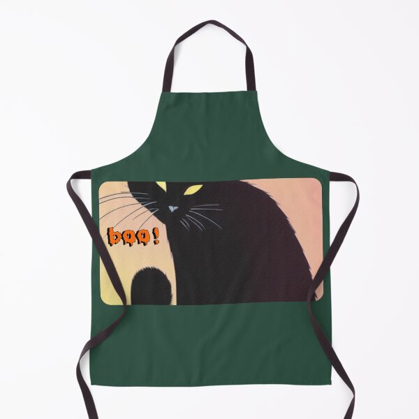 Item preview, BLACK RETRO CAT BOOING designed and sold by starfishstuff.
