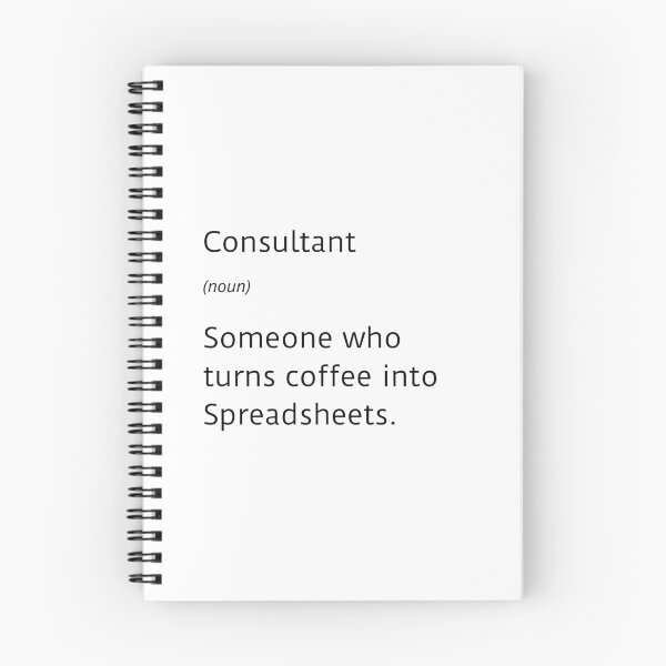 Item preview, Consultant and coffee funny definition - large text white designed and sold by ArtsySue.