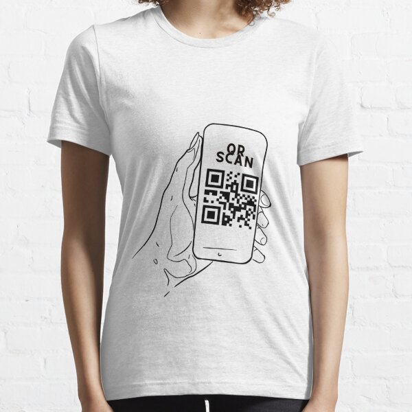 Rickroll QR Code Essential T-Shirt for Sale by Conor Mullin