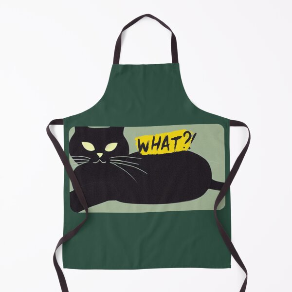 Item preview, LITTLE BLACK CAT WHAT designed and sold by starfishstuff.