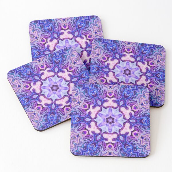Item preview, Boho Vibes Abstract Mandala Maximalism Hippie Style Eclectic Mix of Pink Purple Blue Lilac 2 of 16 designed and sold by Beachy.