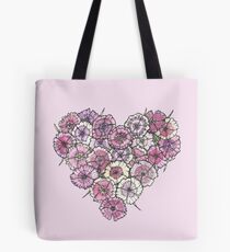 Rosa Herz Tote Bag