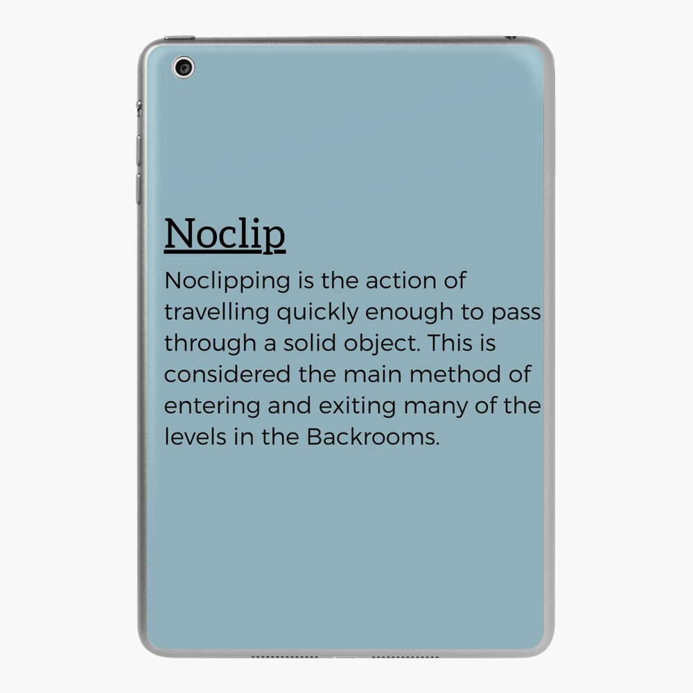 Noclip Command | iPad Case & Skin