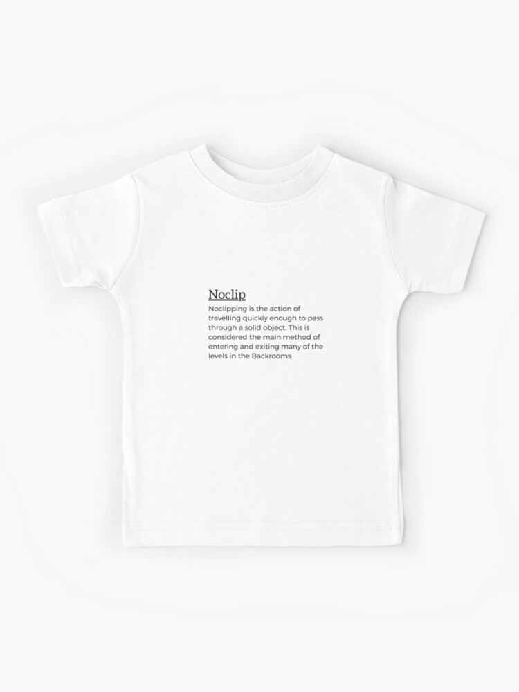 noclip Kids T-Shirt by Laragon11