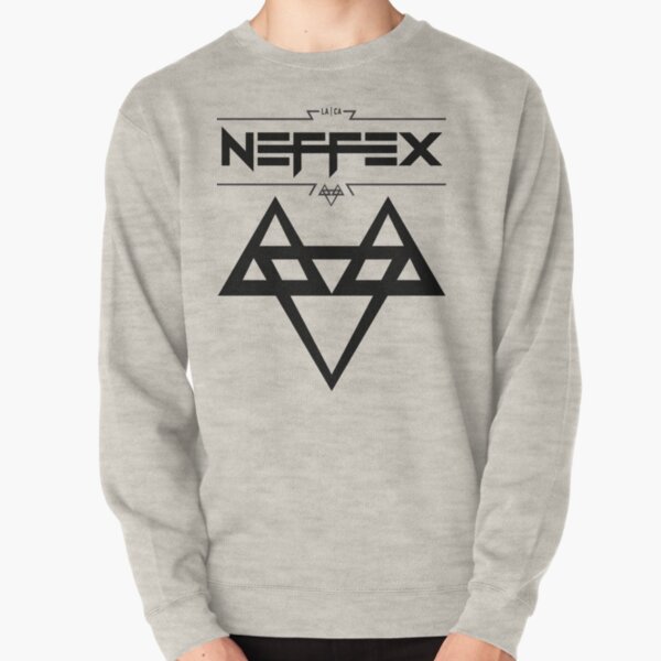 NEFFEX 2 Logo Black Pullover Sweatshirt