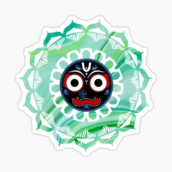 "Jagannath jai Jagannath lord Jagannath " Sticker for Sale by Krishnavi