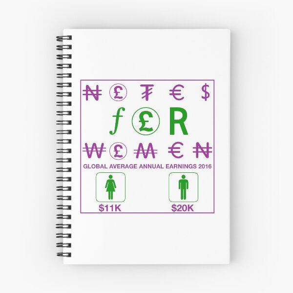 Item preview, Notes For Women Equal Pay Campaign designed and sold by digital-circus.
