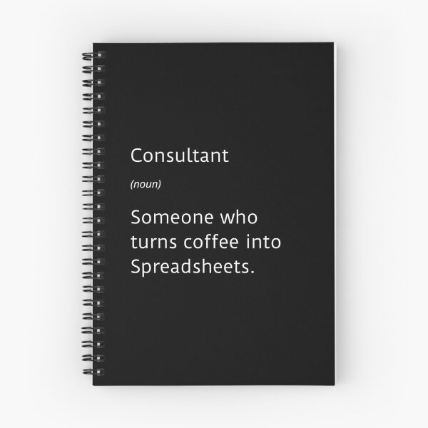 Item preview, Consultant and coffee funny definition - large text black designed and sold by ArtsySue.