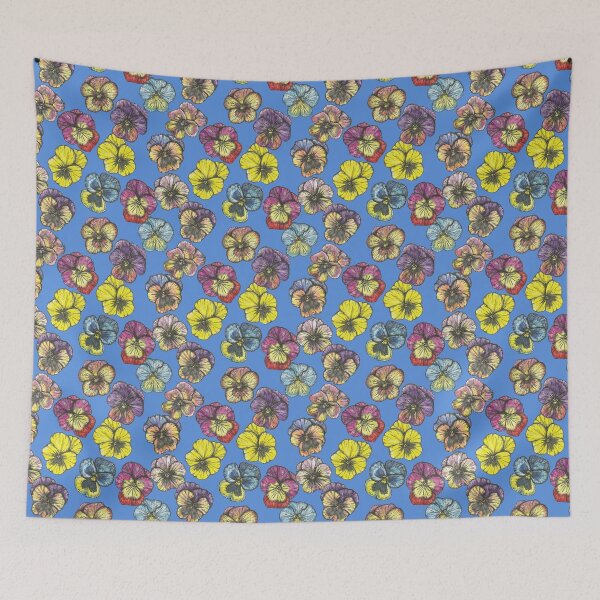 Item preview, Sea of Pansies designed and sold by SerenSketches.