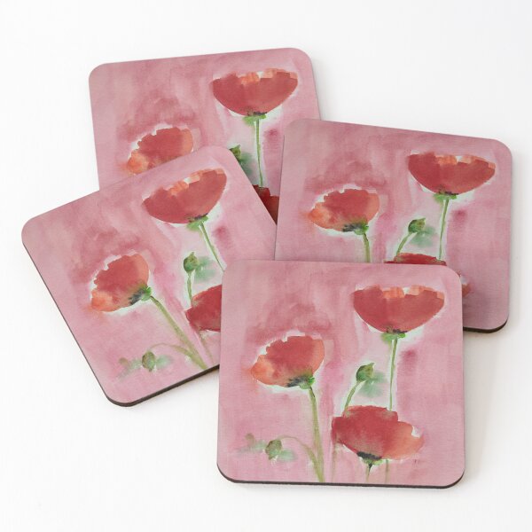 Artikelvorschau, Rote Mohnblumen entworfen und verkauft von Infusedwithcolour.