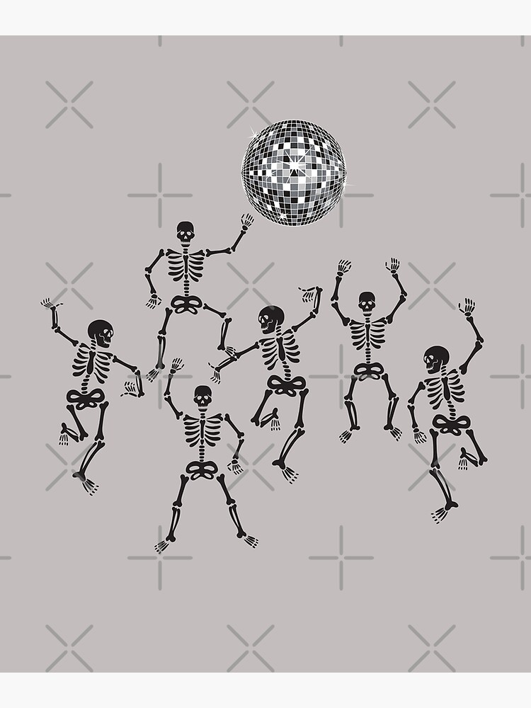 MARCOS PRETEND TO DANCE WITH HALLOWEEN SKELETON 