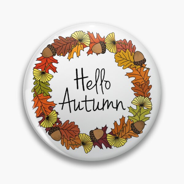 Item preview, Hello Autumn designed and sold by queenbeedoodles.