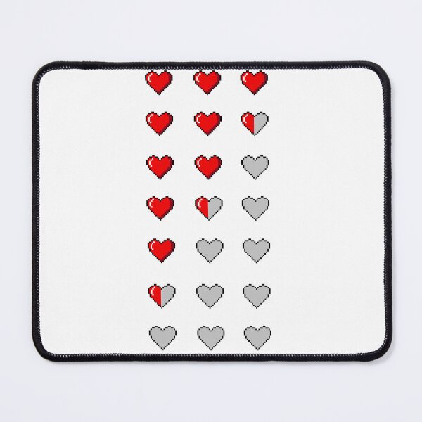 Item preview, Pixel hearts game lives sticker set designed and sold by azracaus.
